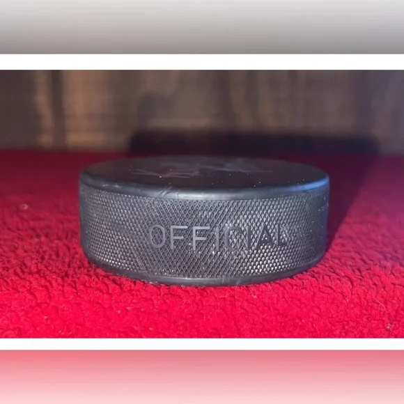 Signed Keith Acton Vegum NHL Black Hockey Puck Collectible - Picture 6 of 9